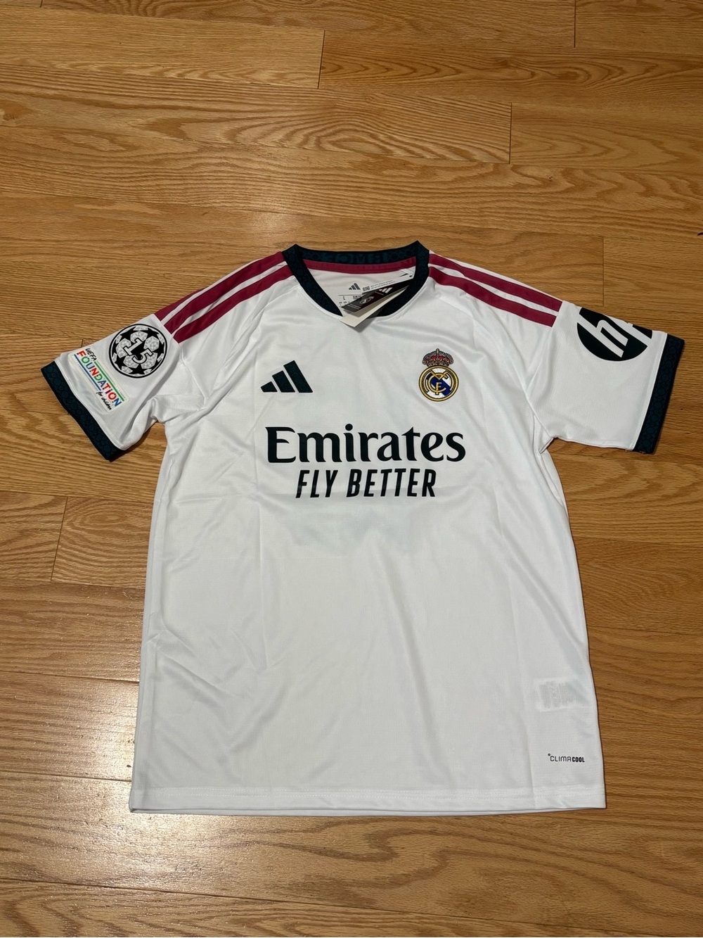 adidas Real Madrid Mbappe Jersey - White